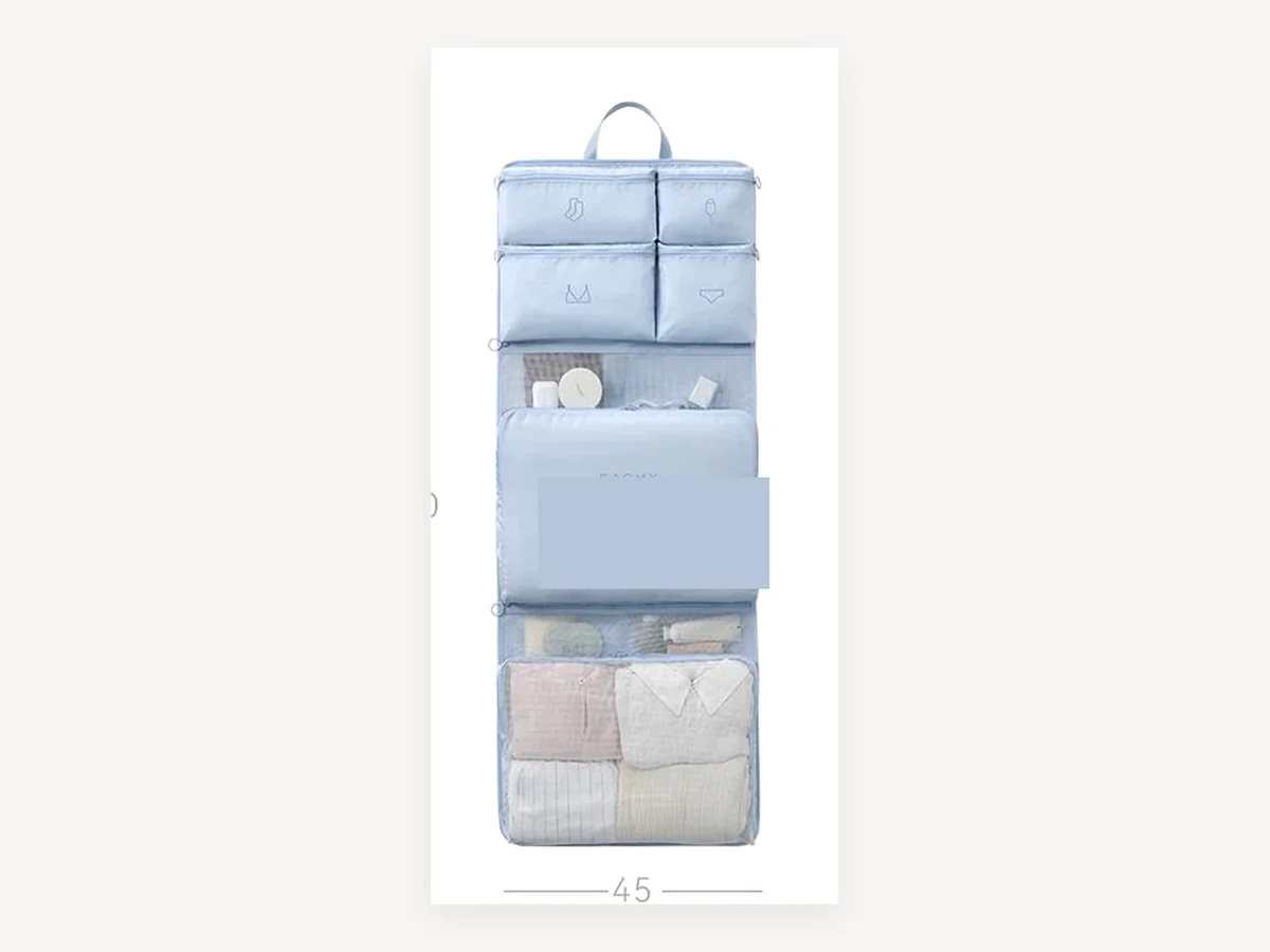 One-piece travel organizer product view